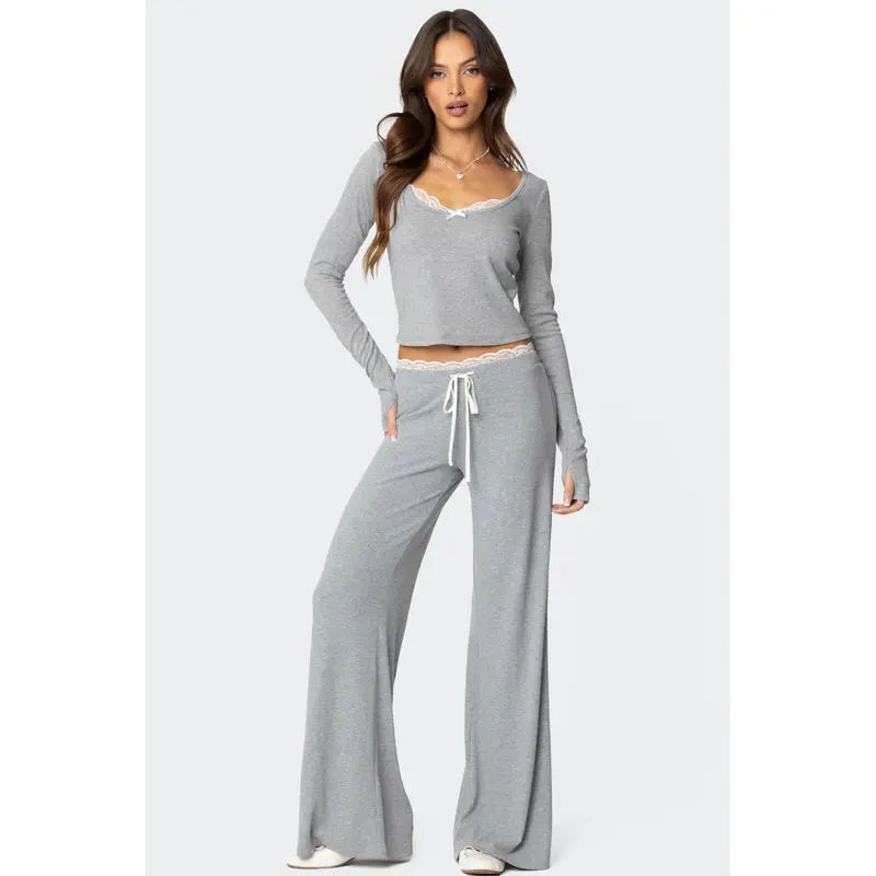 Peekaboo Lace Pants