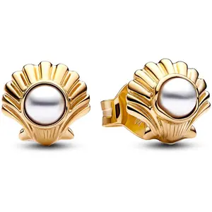 Pandora Disney The Little Mermaid Seashell Stud Earrings 262686C01