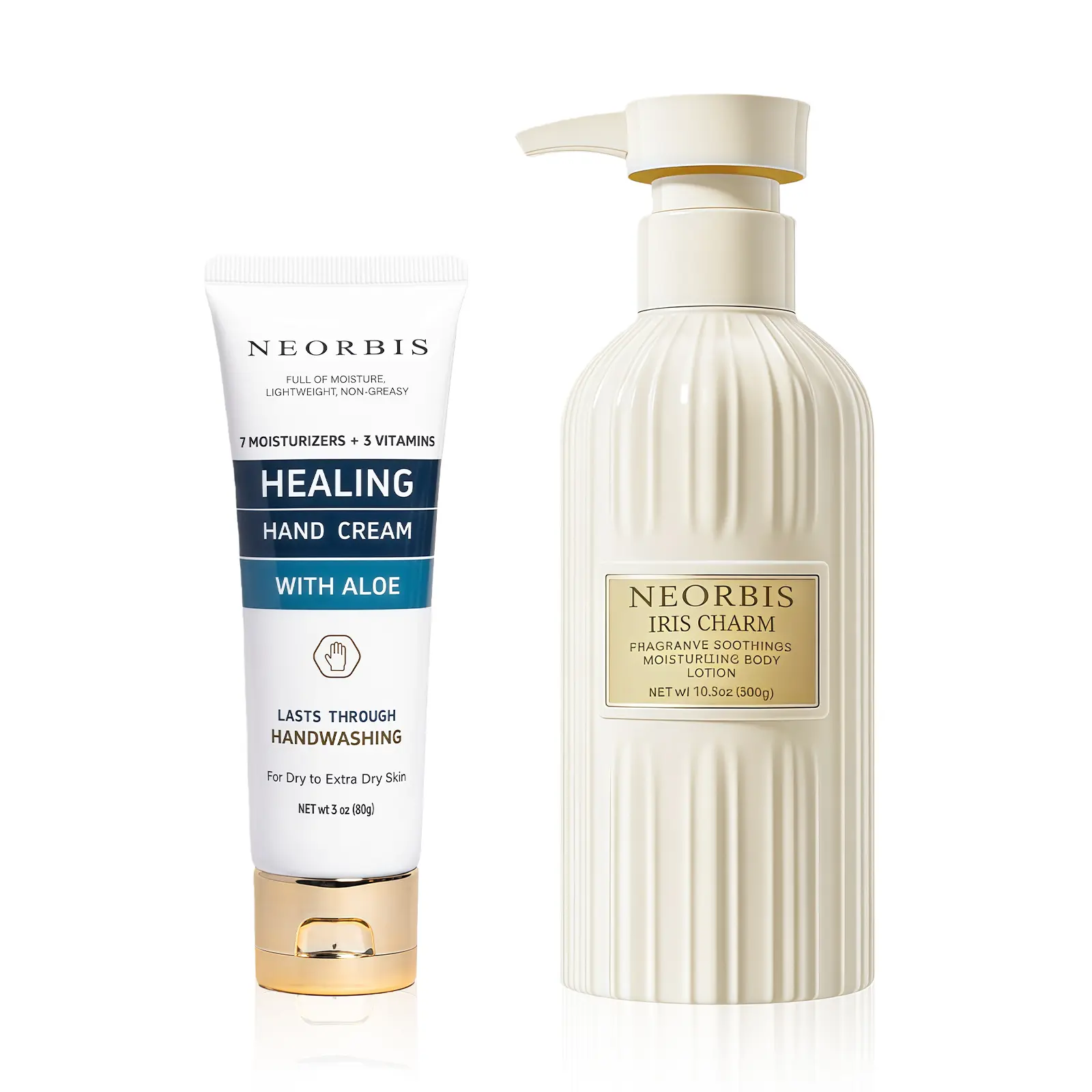 NEORBIS Body Lotion & Hand Cream Set – Deep Hydration, Lightweight & Non-Greasy Daily Skincare