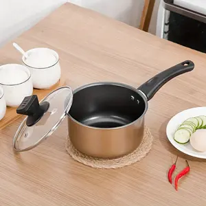 5-Piece Cast Iron Non-Stick Cookware Set - Kitchen Essentials with Saucepan, Stockpot, and Fry Pan - Compatible with Gas, Induction & Electric Stoves