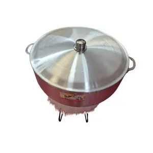 33 Qt Aluminum Boiling Pot with Lid