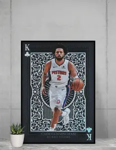 Topps 2025 All Kings Cade Cunningham 12x17 Poster Detroit Pistons