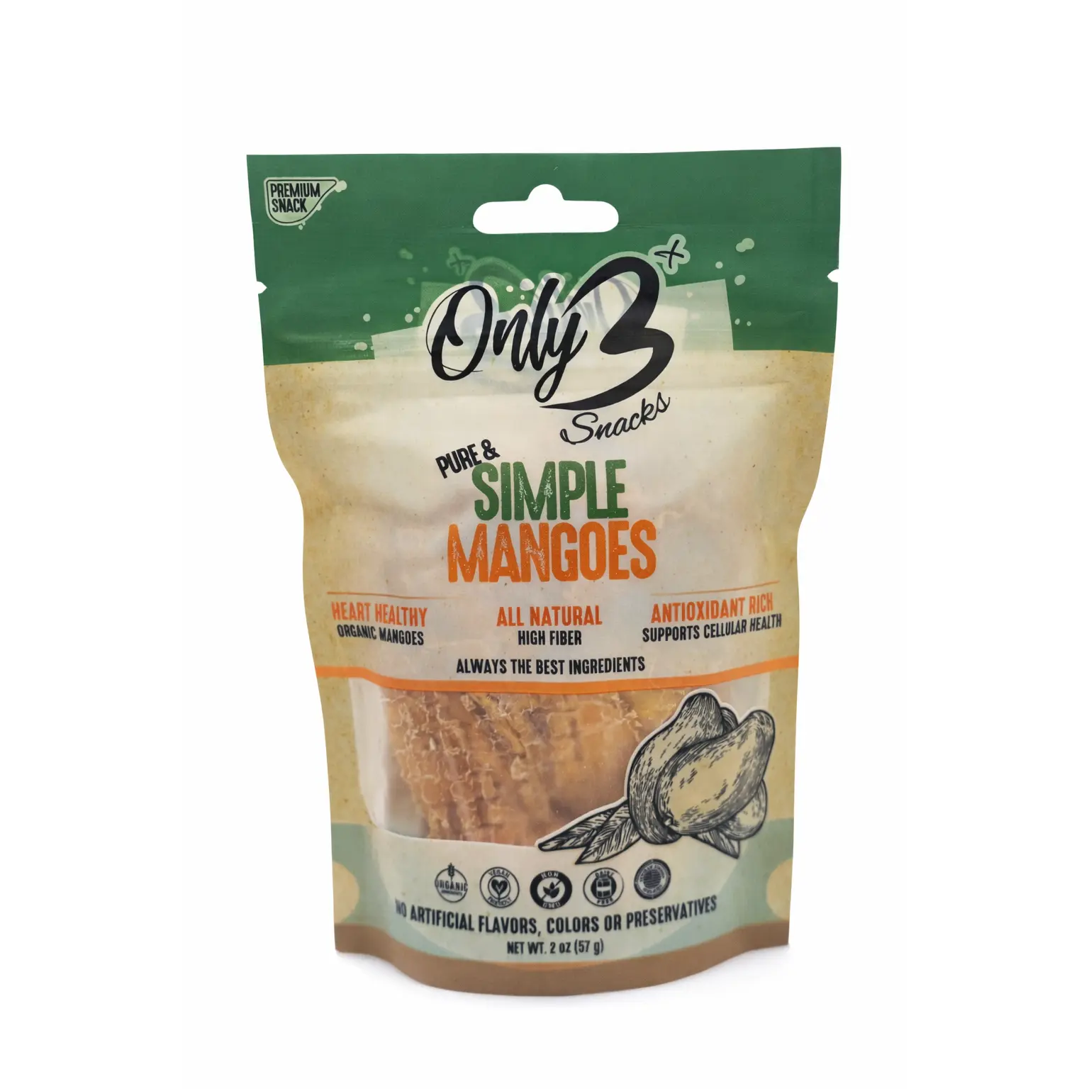 Pure & Simple Mangoes: 3-Pack