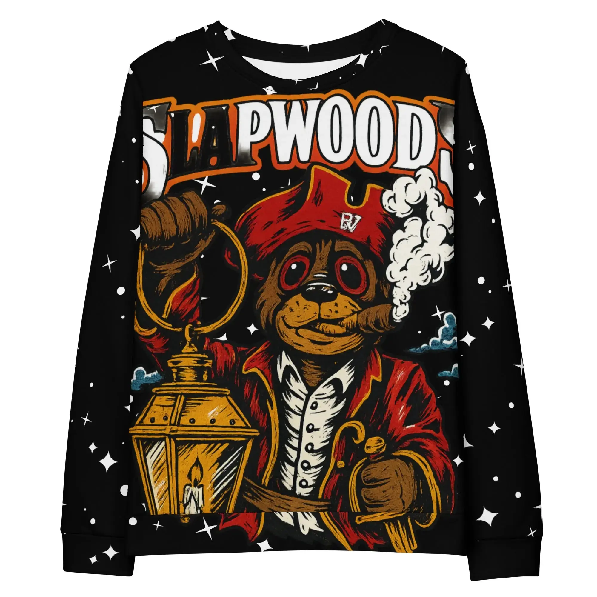 Slapwoods pirate bear Unisex cotton sweatshirt