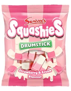 Swizzels Squashies Strawberry & Cream 120G
