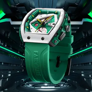 Men’s large dial watch—trendy, stylish, versatile, waterproof and drop-resistant, multifunctional watch with ultra-bright luminous display and a gift box, ideal for holiday gifting.