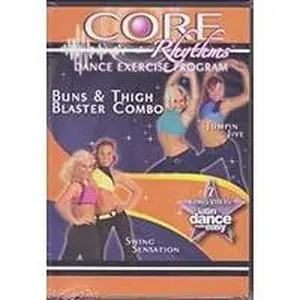 USED-Core Rhythms Dance Excercise Program Buns Blaster & Thigh Combo Jumpin Jive / Swing Sensation Latin Dance Made Easy DVD (DVD)