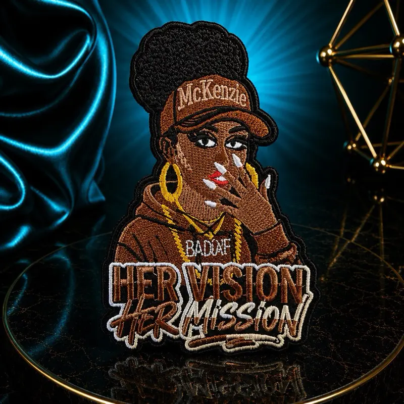 Her Vision Her Mission Iron-On Patch