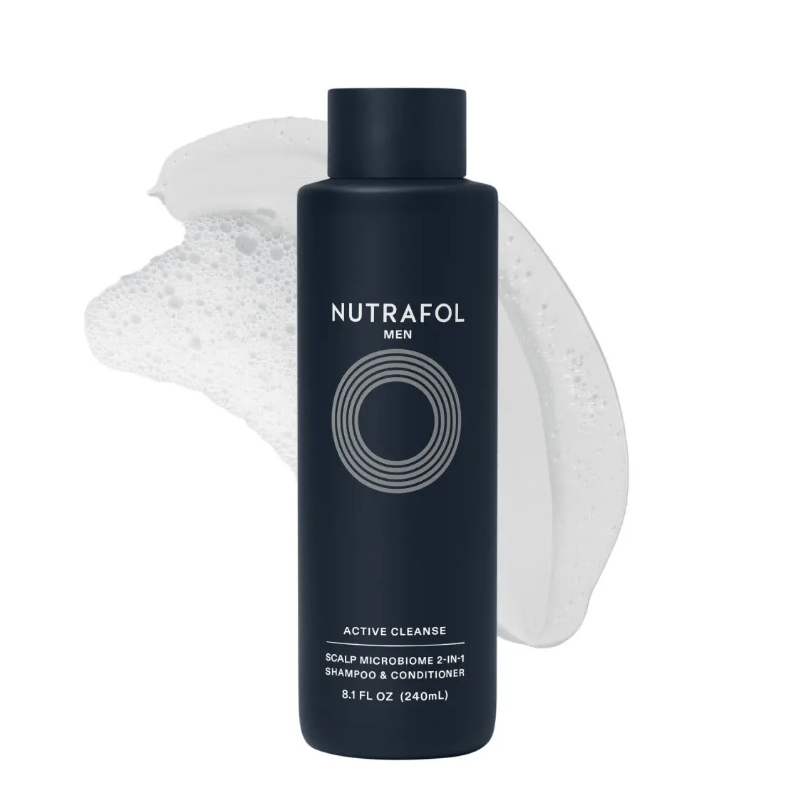 Nutrafol Men Shampoo & Conditioner 2-in-1, Cleanses, Hydrates, Unclogs Pores, Improves Hair Strength and Visible Hair Volume, Physician-formulated for Thinning Hair, Color Safe, Formulated without Sulfates