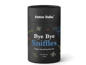 Detox Babe + Bye Bye Sniffles Organic Bath Salt Soak + Immune Boosting + Superfood-fueled Ingredients + Clean Formula + Vitamin C and Eucalpytus + Fragrance Free + Sulfate Free + Paraben Free + Dye Free + Chemical Free + Non-toxic + Sustainable
