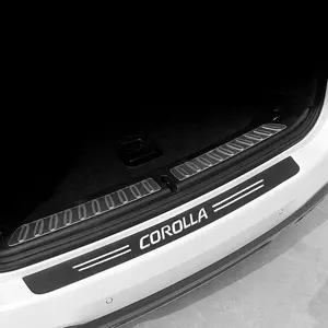 Carbon Fiber Car Sticker Auto Trunk Protective Strip For Toyota Corolla 2014 2015 2019 2017 2020 2016 2018 Auto Accessories