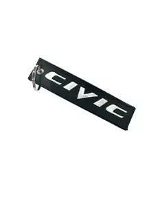 JDM Jet Tag Embroidered Keychain - Civic