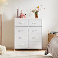 White- 8 Drawers