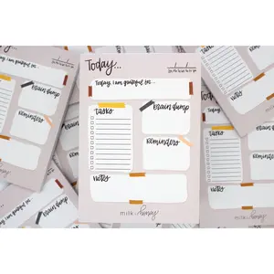 Daily Notepad | 5x7 Notepad | Gratitude | To Do List | Notes | Reminders | Brain Dump | Daily Organizer