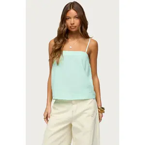 Edikted Women's Sapphire Textured Tank Top