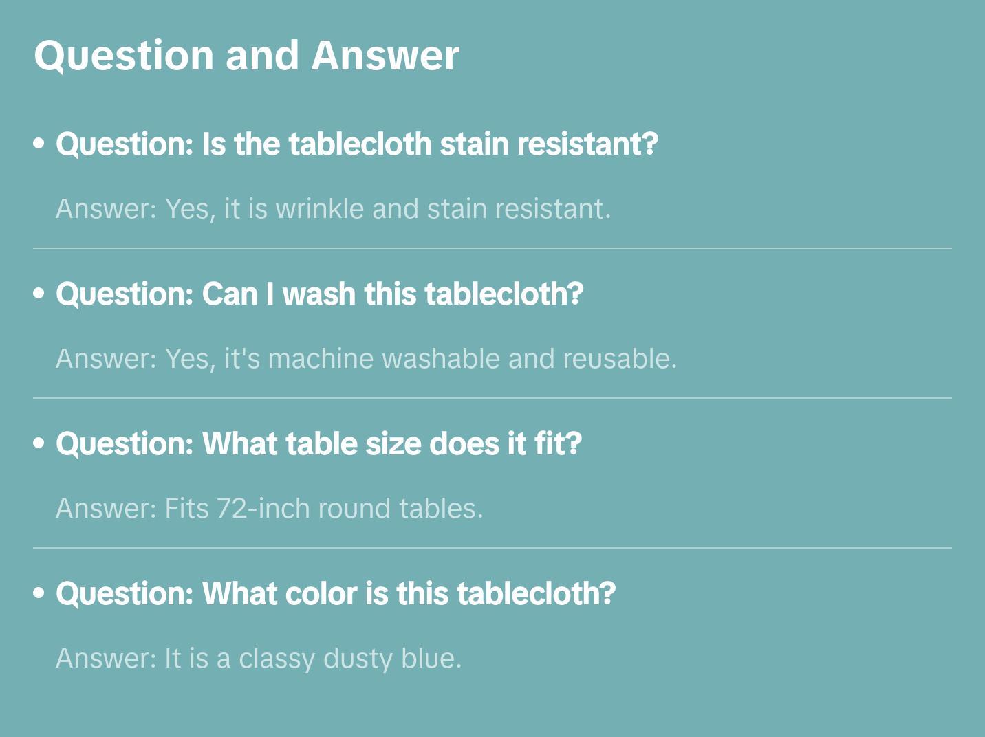 132 Inch Round Crinkle Taffeta Tablecloth Dusty Blue