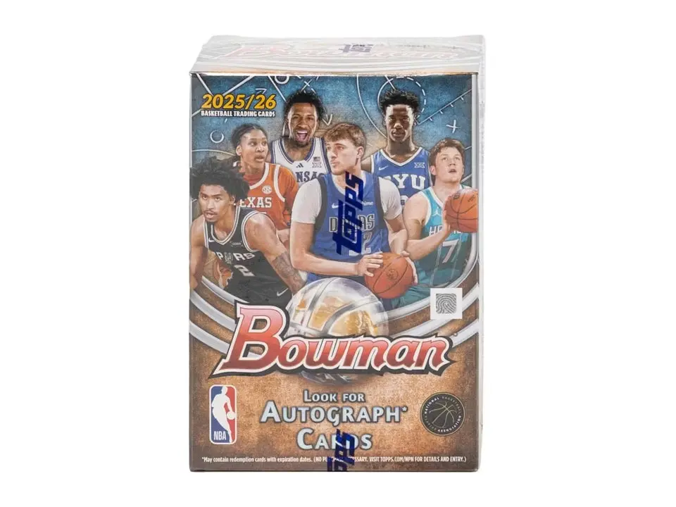 2025-26 Topps Bowman Basketball Blaster Trading Cards LV