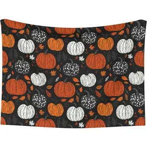 Fall Pumpkins Throw Blanket - Halloween Blanket for Dog Cat Autumn Pet Blankets 23x16 for Couch Sofa Bed