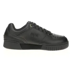 Fila Mens Targa Nt Perforated Lace Up Sneakers Shoes Casual - Black