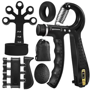 Strength  with Finger ,  Finger Stretcher, Ring & for Muscle Building   Recover  extension  Outdoorfun tactical  gadgets     Recovery Kit  Resistance   Pack 10-130 lb forearm  Twister Arm Trainer with  carpal tunnel relief Hand  and Finger Trainer Set