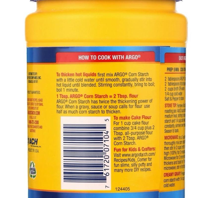 Gluten-Free Corn Starch Thickening Powder,16 oz