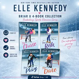 Elle Kennedy Briar U Series 4-Book Collection, The Chase, The Risk, The Play and The Dare, Sports Romance Book Set, Paperback or Hardcover
