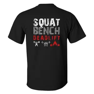 Squat Bench Deadlift T-shirt, Hoodie & Sweater | Unisex Sizes S-5XL