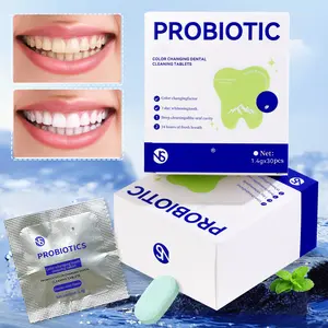 Probiotic Dental Cleaning Tablets, Long-Lasting Fresh Breath, Oral Hygiene, Portable Tooth Care, Gentle Ingredients, Suitable for Anytime Use