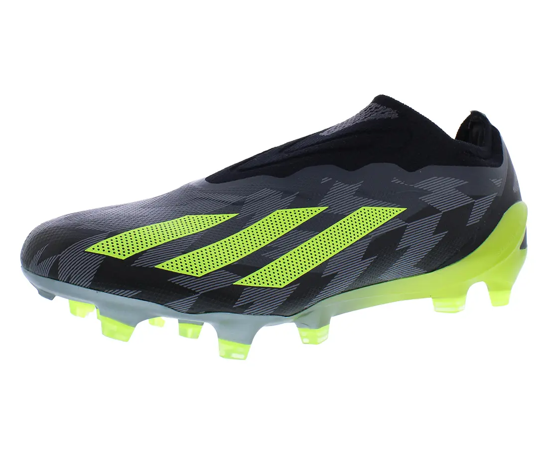 Adidas X Crazyfast Injection.1 Laceless Cleated Athletic Firm Ground Unisex Footwear, Sports Sneaker