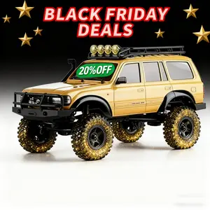 FMS RC Crawler 1/18 FCX18 LC80 RTR 4WD RC Rock Truck 2.4Ghz 900mAh Hobby Grade RC Car Model Mini Remote Control Car Off Road Vehicle