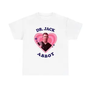 Dr. Jack Abbot retro pop art heart Tshirt