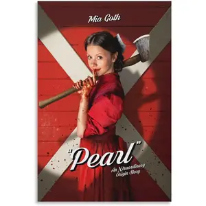 KONEO Pearl Movie Poster Canvas Poster Wall Art Decor Print Picture Paintings for Living Room Bedroom Decoration Unframe:12x18inch(30x45cm)