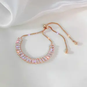 Stainless Steel Bracelet for Women 2026 New Designer Shiny Luxurious Adjustable Bracelet Jewelry Gift