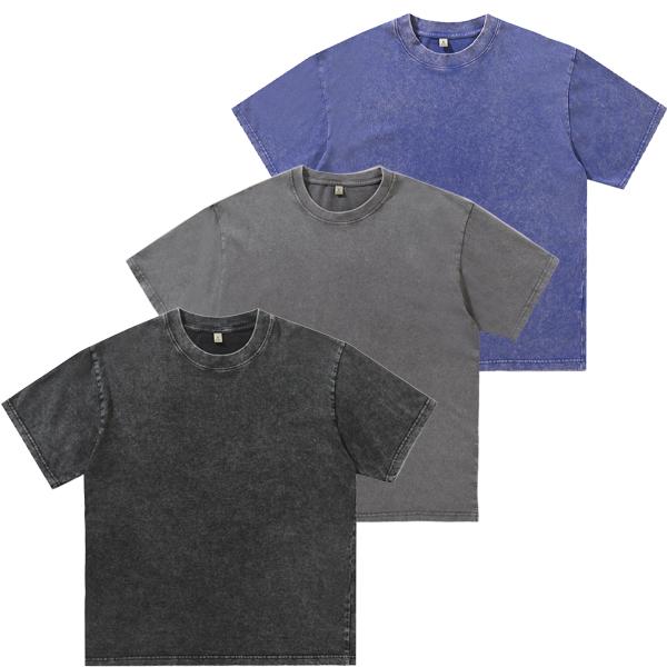 3 Pack Oversized Tshirts for Men Gym Vintage Heavyweight T Shirts Cotton Workout Acid Wash Baggy Tees Crewneck Top t shirts for men men's t shirts Stylish Menswear t shirts for men men's t shirts funny t shirt