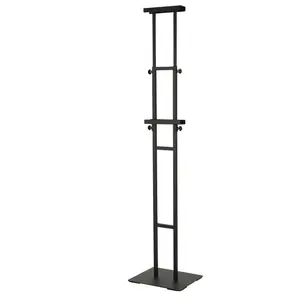 Spring new arrivals Poster Stand, Adjustable Height Up to 75", Double-Sided Heavy Duty Pedestal Sign Holder, Floor Standing Sign Holder Banner Stand with Shock-absorbing Base for Display, for Board and Foam, Black