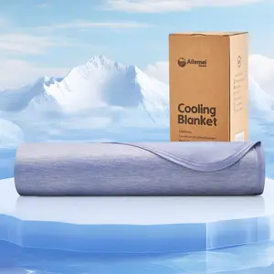 Cooling Throw Blanket for Couch,-Sided Summer Cooling for Hot Sleepers, Lightweight Ice Cool Blanket to Relieve Hot Flashes, Breathable Bed Cold for Sleeping