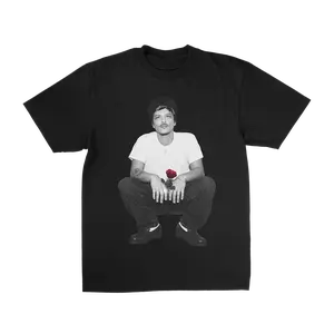 The Romantic Rose Tee - Black