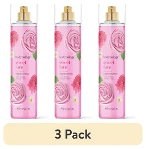 (3 Pack) Bodycology Fragrance Body Mist, Sweet Love ,8 Fl Oz PDC Brands