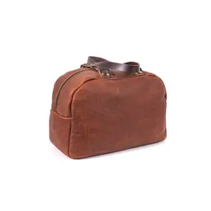 HOFFMAN LEATHER WEEKENDER DUFFLE BAG - IN STOCK