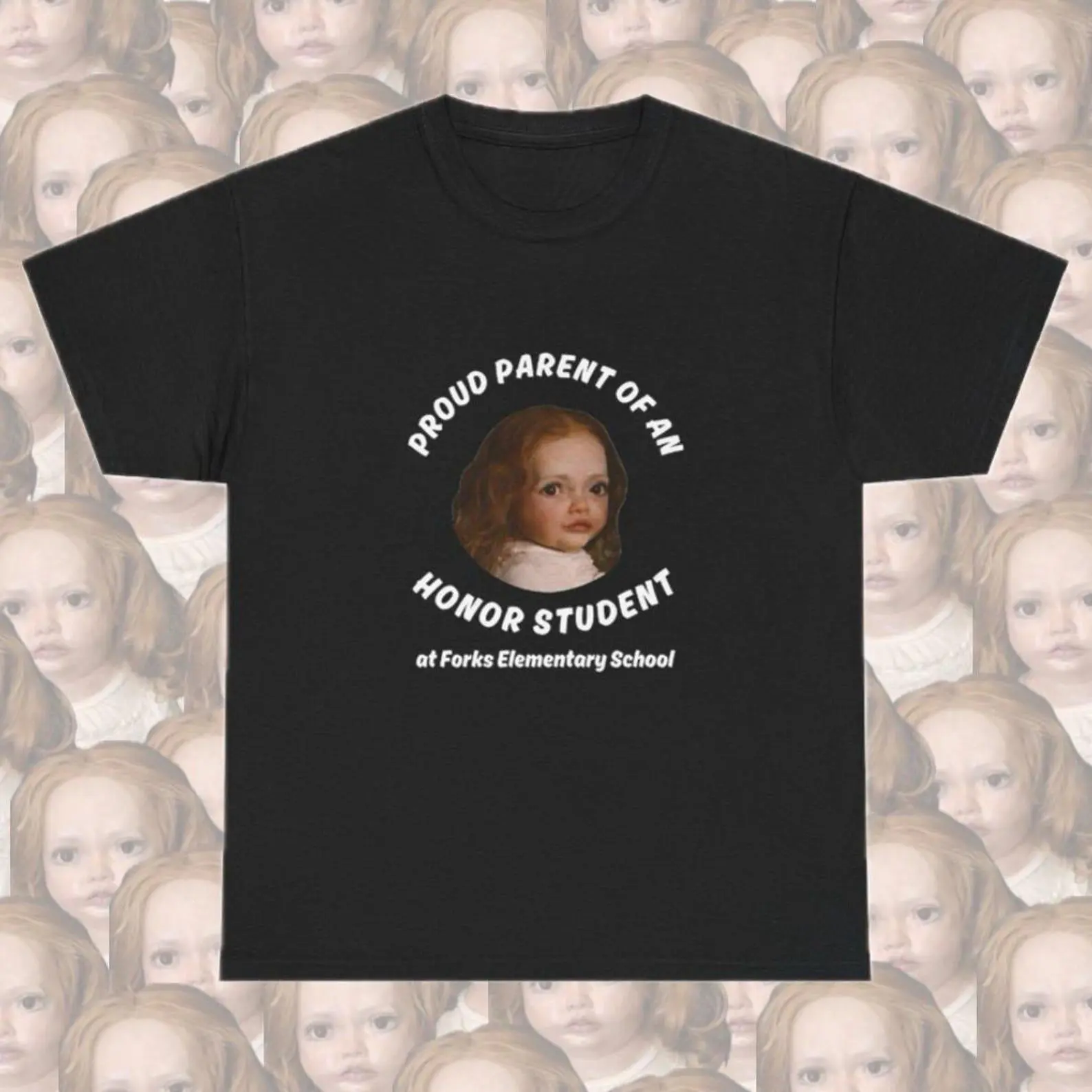 Renesmee Cullen Honor Roll Student T-Shirt for Funny Twilight Fans, Edward and Bella Cullen Daughter, Chuckesmee Doll Gag Gift