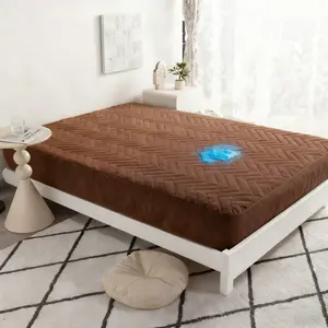 BEDSUM 100% Waterproof Mattress Protector - Ultra Soft, Breathable, Hypoallergenic Fitted Sheet, Machine Washable, Bed Bug Proof - Mattress Pad Cover for Kids, Adults, Pets