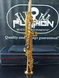 John Packer 243 Gold Lacquer Bb Soprano Sax - Professional
