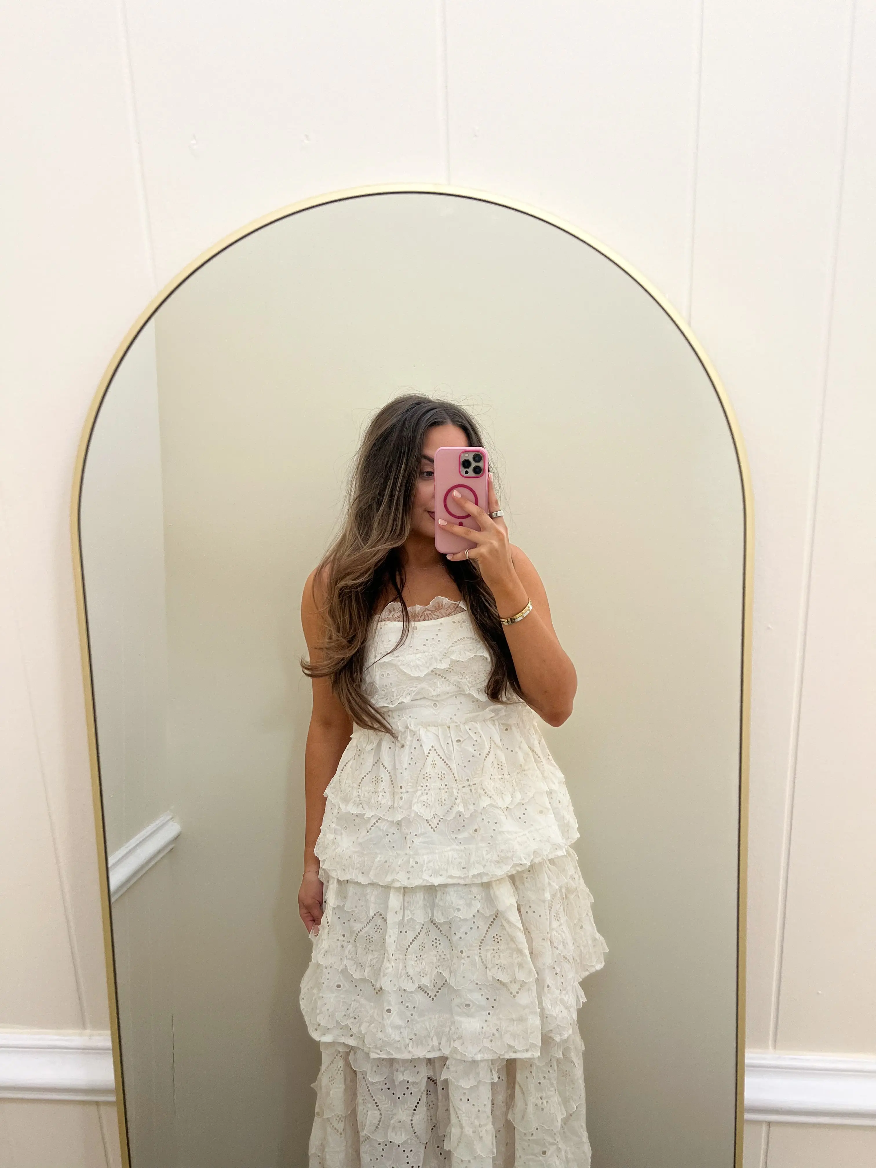 dress with lace shirt underneath - TikTok Shop