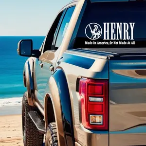 Henry made in America or not made at all Decal for Car Yeti Cup Cooler or Any Hard Surface Awesome Design Perfect for Vehicle Personalization