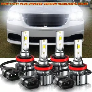 9005/HB3 LED Bulbs 66000LM Super Bright - 6500K Cool White IP68 Waterproof, Plug-N-Play with Fan 60000+ Hours