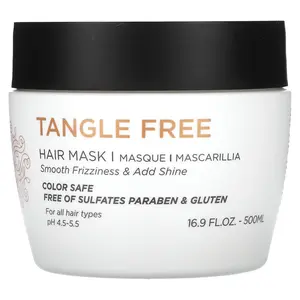 Luseta Beauty Tangle Free, Hair Mask, For All Hair Types, 16.9 fl oz (500 ml)