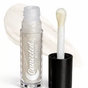 Connected Boutique Angel Shimmer Lip Gloss High‑Shine Sheer Glow  Vanilla  Makeup  Glossy