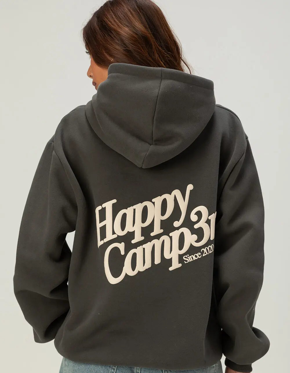 HAPPY CAMP3R Puff Womens Hoodie