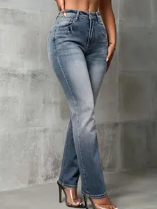 Low Waist Butt Lifting Jeans for Women Skinny Jeans Trendy Bootcut Pants