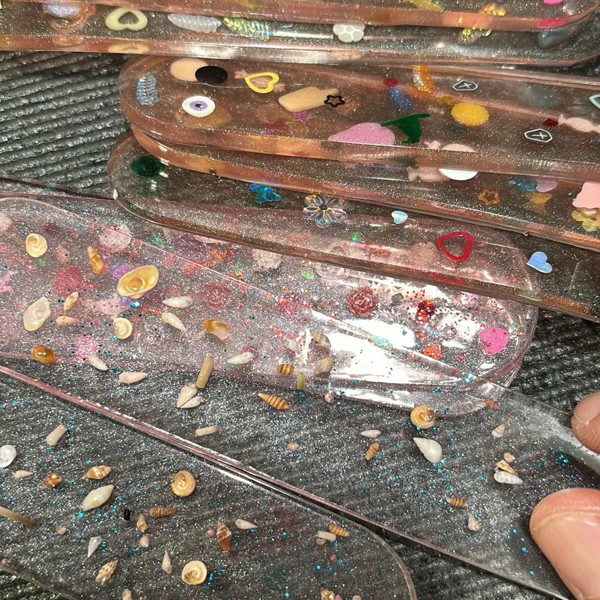 Resin bookmark